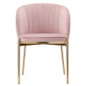 Стул coral, велюр, пыльная роза