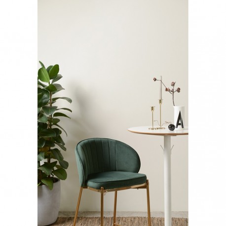 Стул барный coral, велюр, темно-зеленый