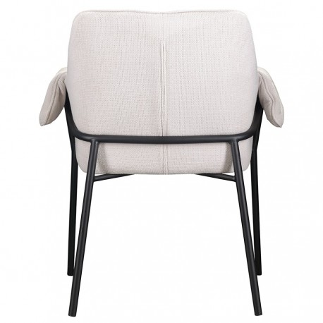 Стул aline, шенилл, молочный