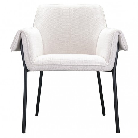 Стул aline, шенилл, молочный