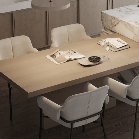 Стул aline, шенилл, светло-серый