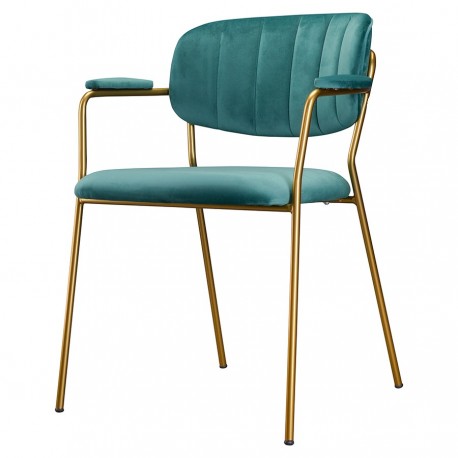 Стул eirill, велюр, темно-зеленый