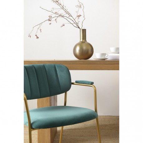 Стул eirill, велюр, темно-зеленый