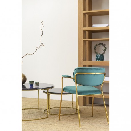 Стул eirill, велюр, темно-зеленый