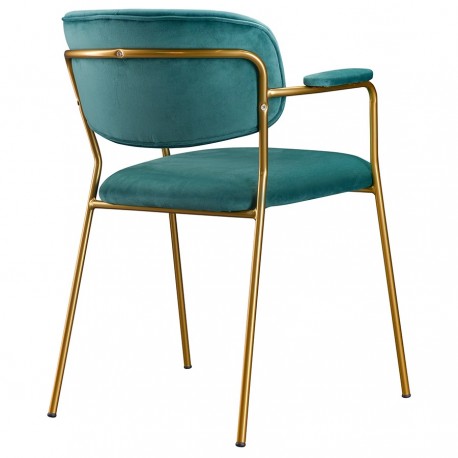 Стул eirill, велюр, темно-зеленый