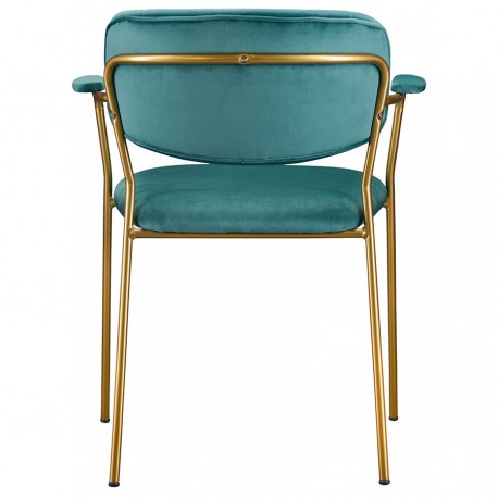 Стул eirill, велюр, темно-зеленый