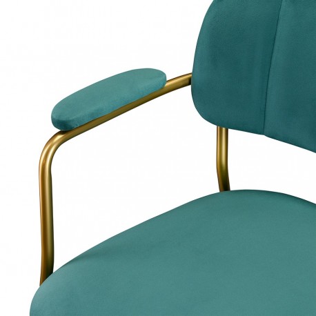 Стул eirill, велюр, темно-зеленый