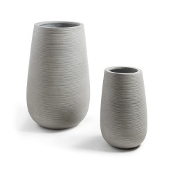 Lis Комплект 2 вазы цементно-серый