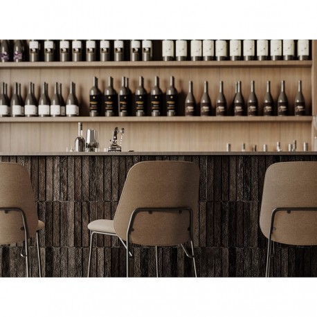 Стул барный niels, рогожка, темно-коричневый