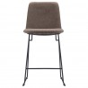 Стул барный niels, рогожка, темно-коричневый