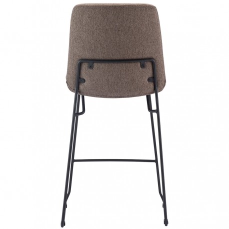 Стул барный niels, рогожка, темно-коричневый