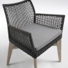 Кресло Rodini темно-серое