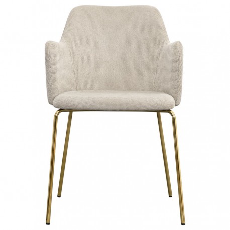 Стул dwight, фактурный шенилл, светло-бежевый