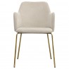 Стул dwight, фактурный шенилл, светло-бежевый