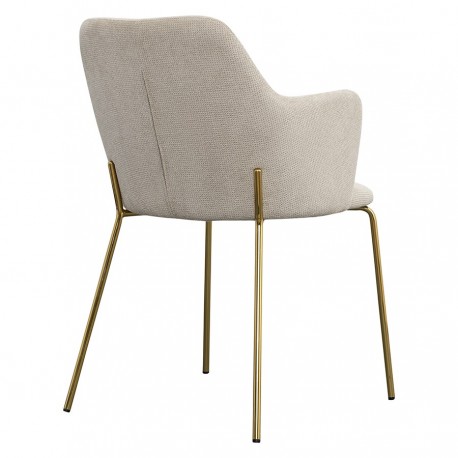 Стул dwight, фактурный шенилл, светло-бежевый