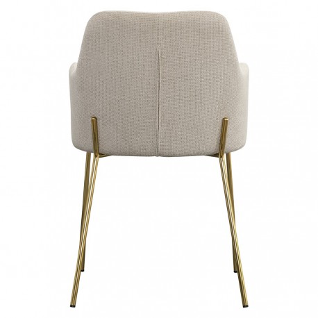 Стул dwight, фактурный шенилл, светло-бежевый
