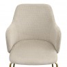 Стул dwight, фактурный шенилл, светло-бежевый