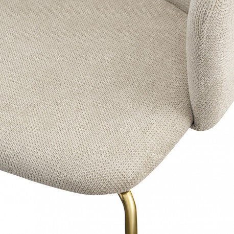 Стул dwight, фактурный шенилл, светло-бежевый