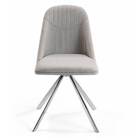 Поворотный стул Espacio Malva серый
