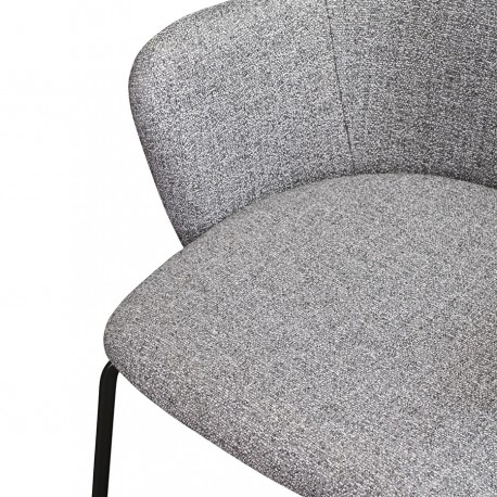 Стул dwight, рогожка, светло-серый