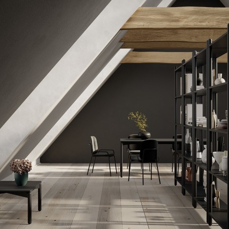 Стул ror, double frame, велюр, черный /черный