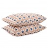 Набор из двух наволочек из сатина бежево-розового цвета с принтом blossom time из коллекции cuts&pieces, 50х70 см