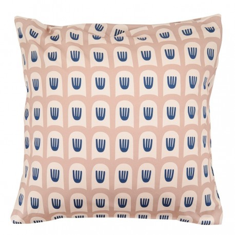 Набор из двух наволочек из сатина бежево-розового цвета с принтом blossom time из коллекции cuts&pieces, 70х70 см