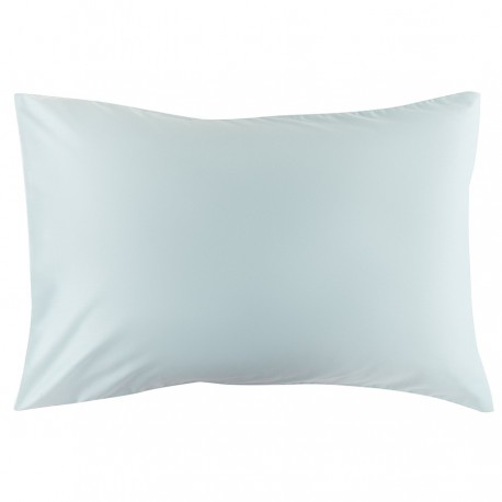 Набор из двух наволочек из сатина голубого цвета из коллекции essential, 50х70 см