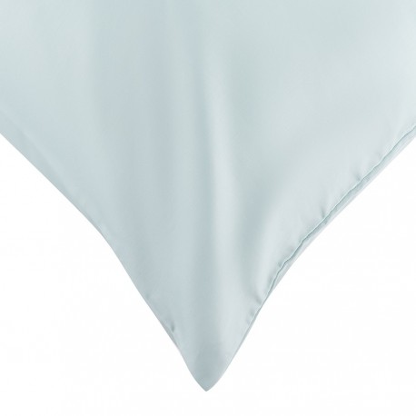 Набор из двух наволочек из сатина голубого цвета из коллекции essential, 70х70 см