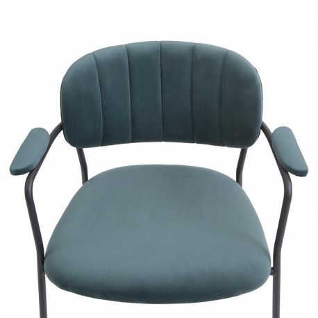 Стул eirill, велюр, зеленый