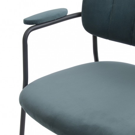 Стул eirill, велюр, зеленый