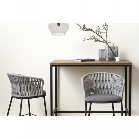 Стул полубарный haugen, темно-серый/светло-серый