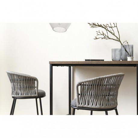 Стул полубарный haugen, темно-серый/светло-серый