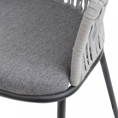 Стул полубарный haugen, темно-серый/светло-серый