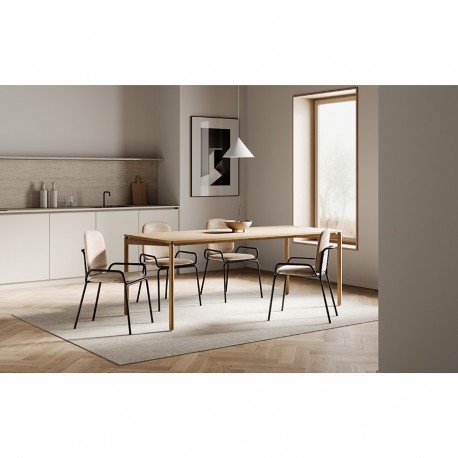 Стул ror, 2 frame, велюр, черный/бежевый