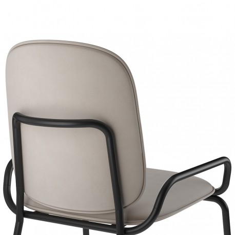 Стул ror, 2 frame, велюр, черный/бежевый