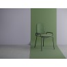 Стул ror, 2 frame, рогожка, черный /зеленый