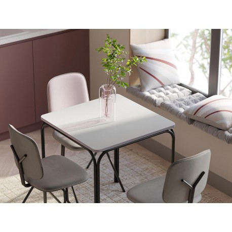 Стул ror, y, велюр, черный/серо-голубой/розовый