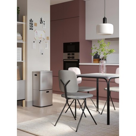 Стул ror, y, велюр, черный/серо-голубой/розовый