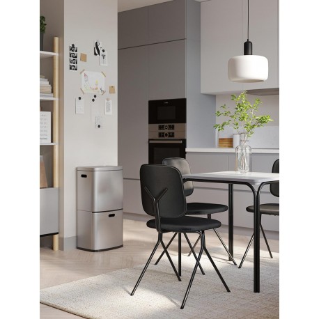 Стул ror, y, велюр, черный/черный