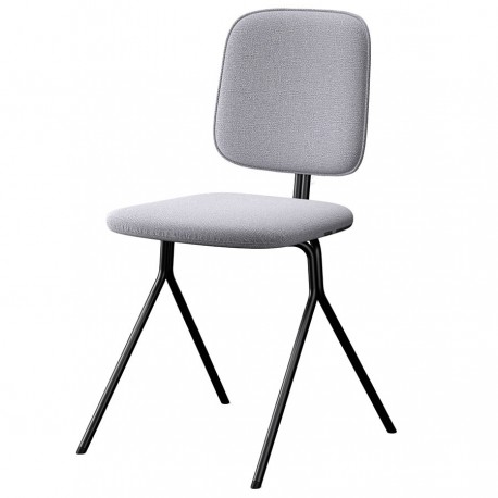 Стул ror, y, рогожка, черный/серый