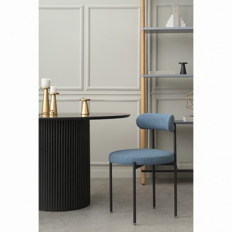 Стул loter, букле, темно-синий