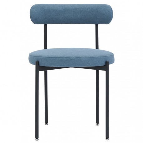 Стул loter, букле, темно-синий