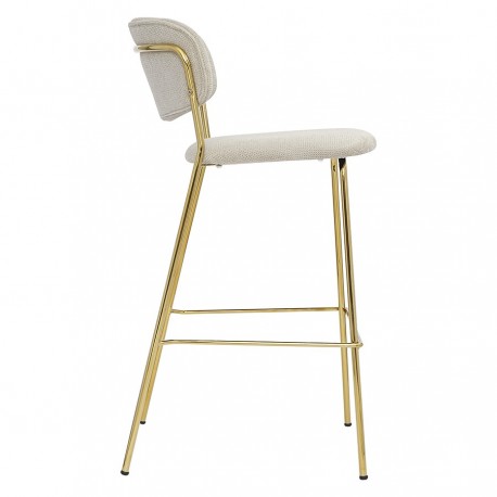 Стул барный eirill, шенилл, серый