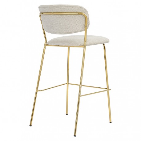 Стул барный eirill, шенилл, серый