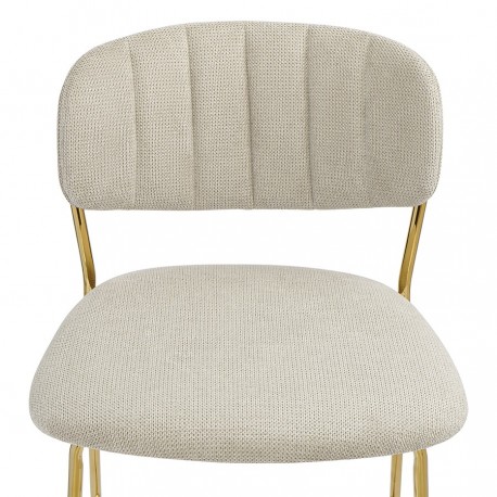 Стул барный eirill, шенилл, серый