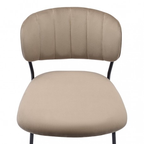 Стул eirill, велюр, светло-коричневый