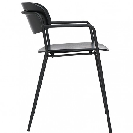 Стул с подлокотниками torfrid, черный