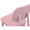 Стул saga, рогожка, розовый
