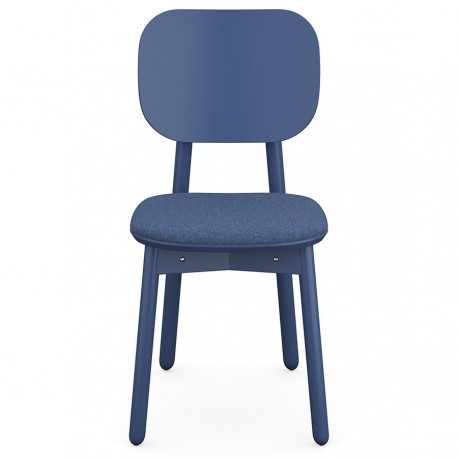 Стул saga, рогожка, синий